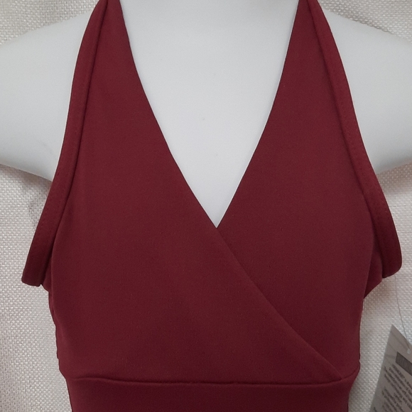 Capezio Harmonie Halter with Crossed Front Leotard - Picture 2 of 8